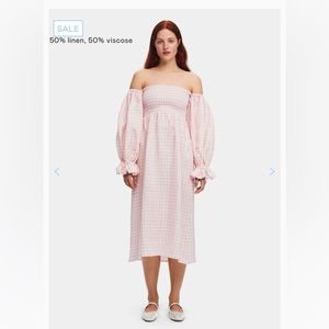 Sleeper Atlanta Gingham Midi Dress
